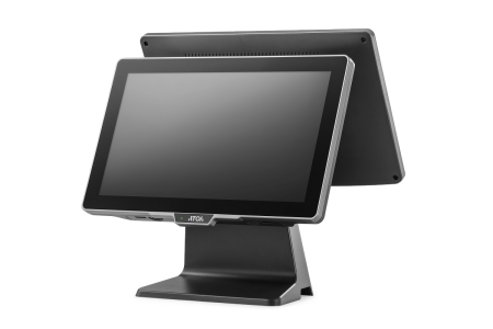 pos терминал-моноблок атол jazz 16 lite v3, n97, ssd 128gb, 8gb, без msr, доп.монит 15,6", без ос